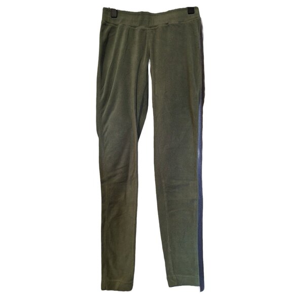 Columbia Green Fleece Leggings Sz Small - Picture 1 of 7
